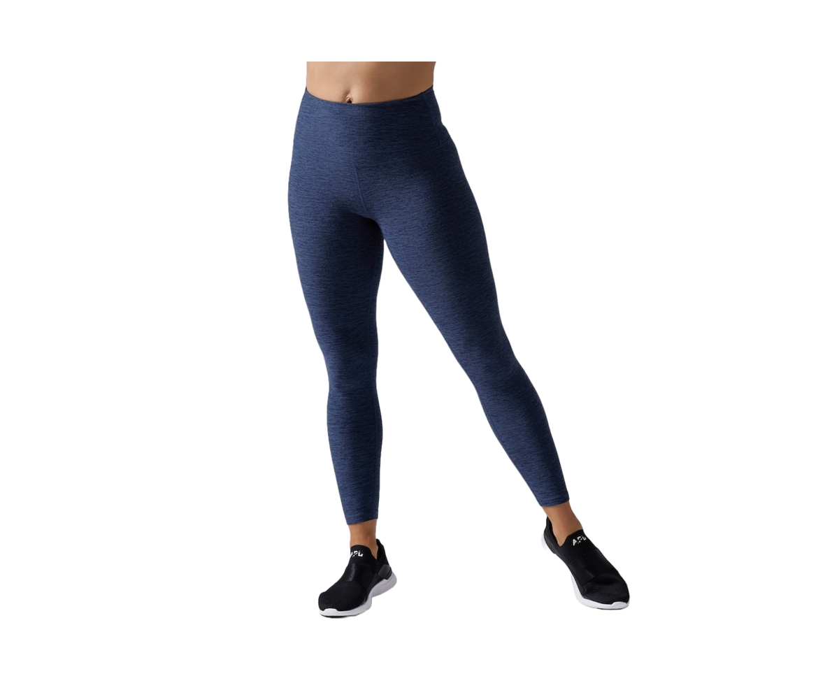 Women's cloud 7/8 Leggings - Hot coral spacedye