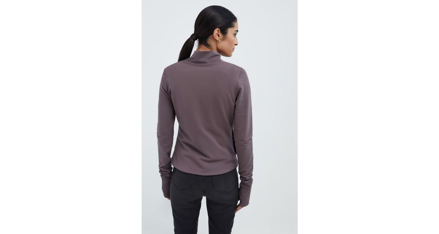 Women's Hoyt Two-Way Zip Cowl-Neck Sweatshirt Jacket with Side Pockets