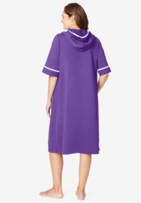 Plus Size Dreams and Co. Short French Terry Robe