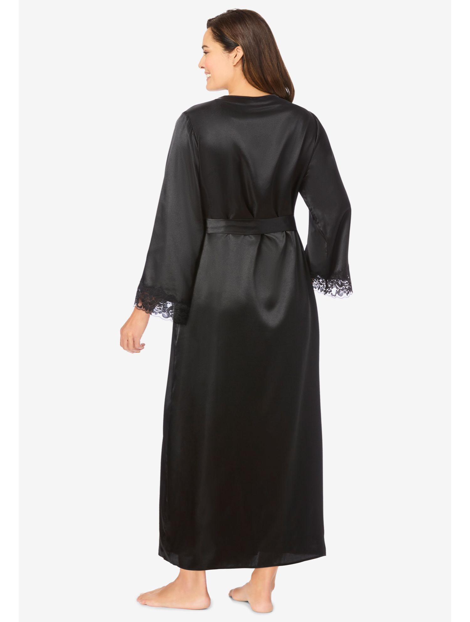 Women's The Luxe Satin Long Peignoir Set