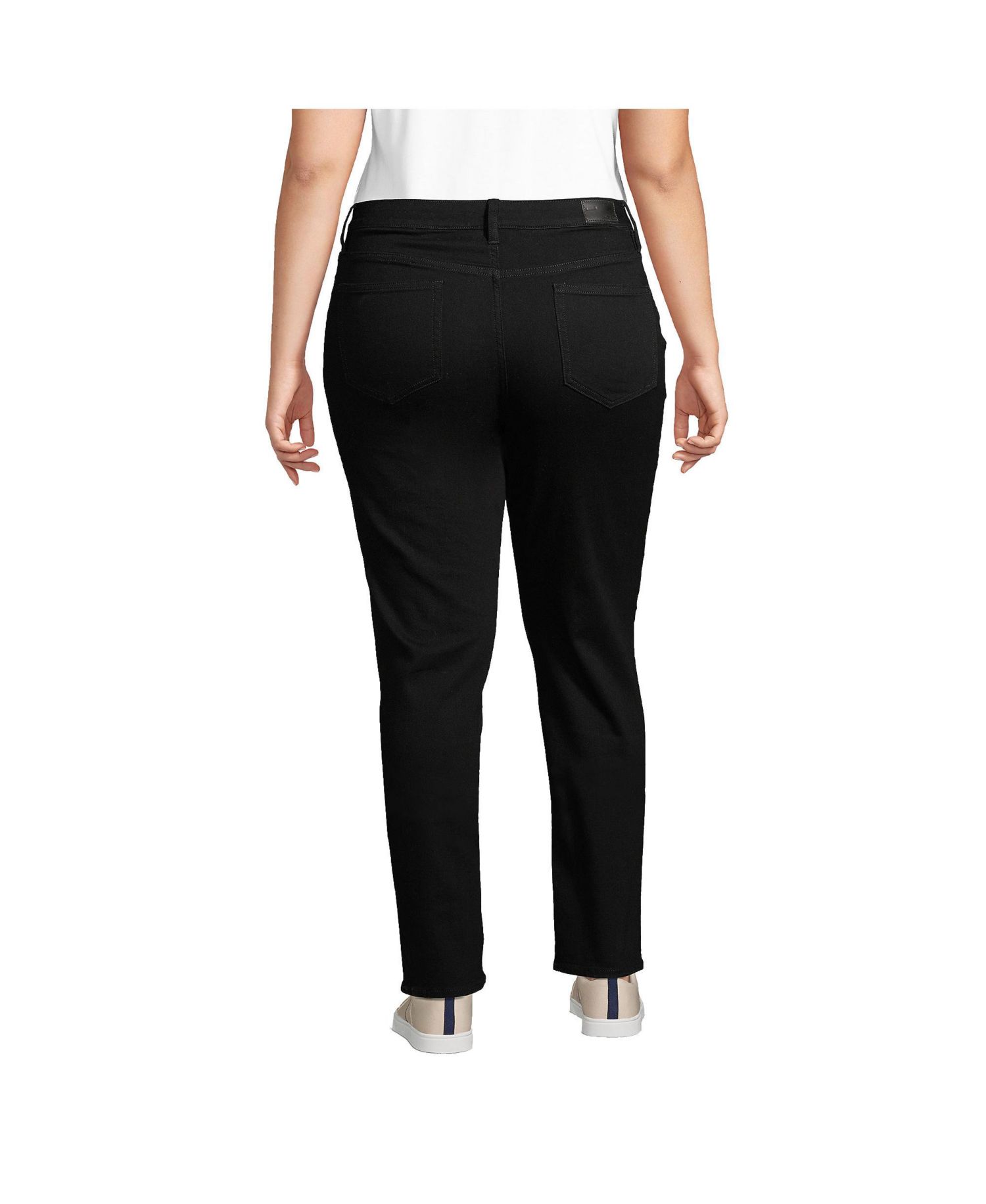 Women's Mid Rise Straight Leg Jeans