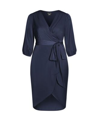 Plus Size Opulent Elbow Sleeve Dress