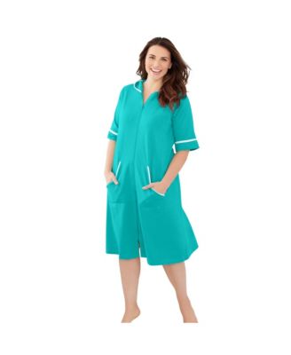 Women's Short French Terry Robe