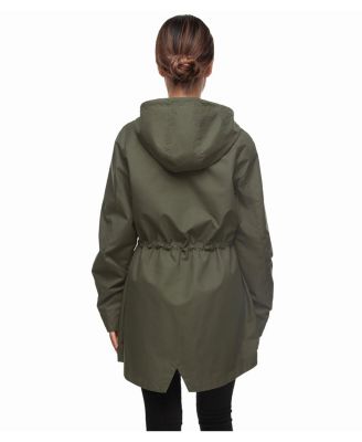 Women's Hooded Anorak Trench Coat