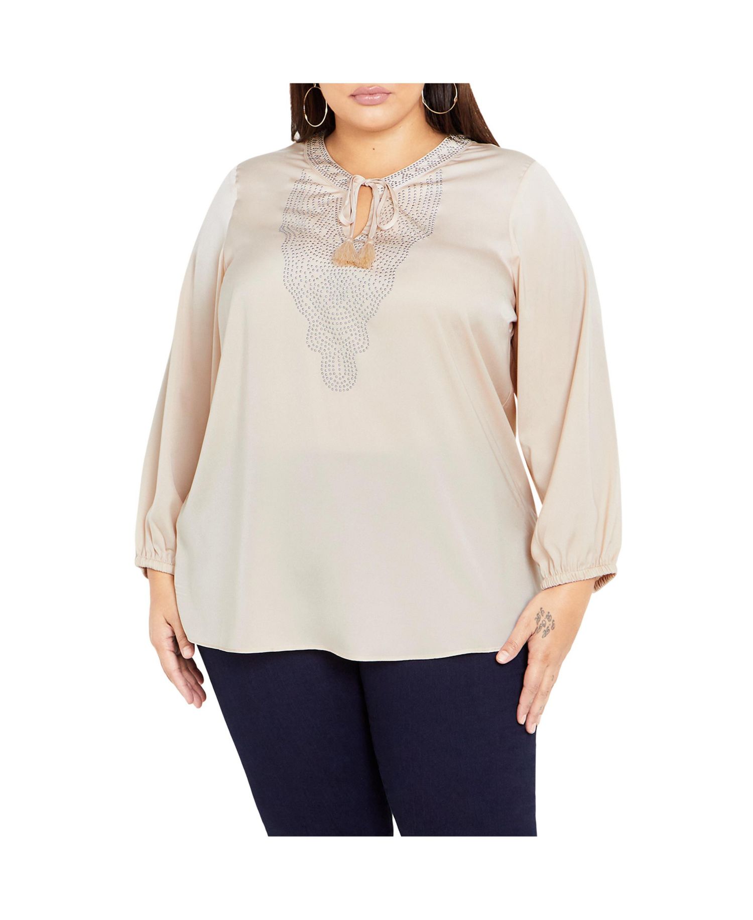Women's Detail Neck Top