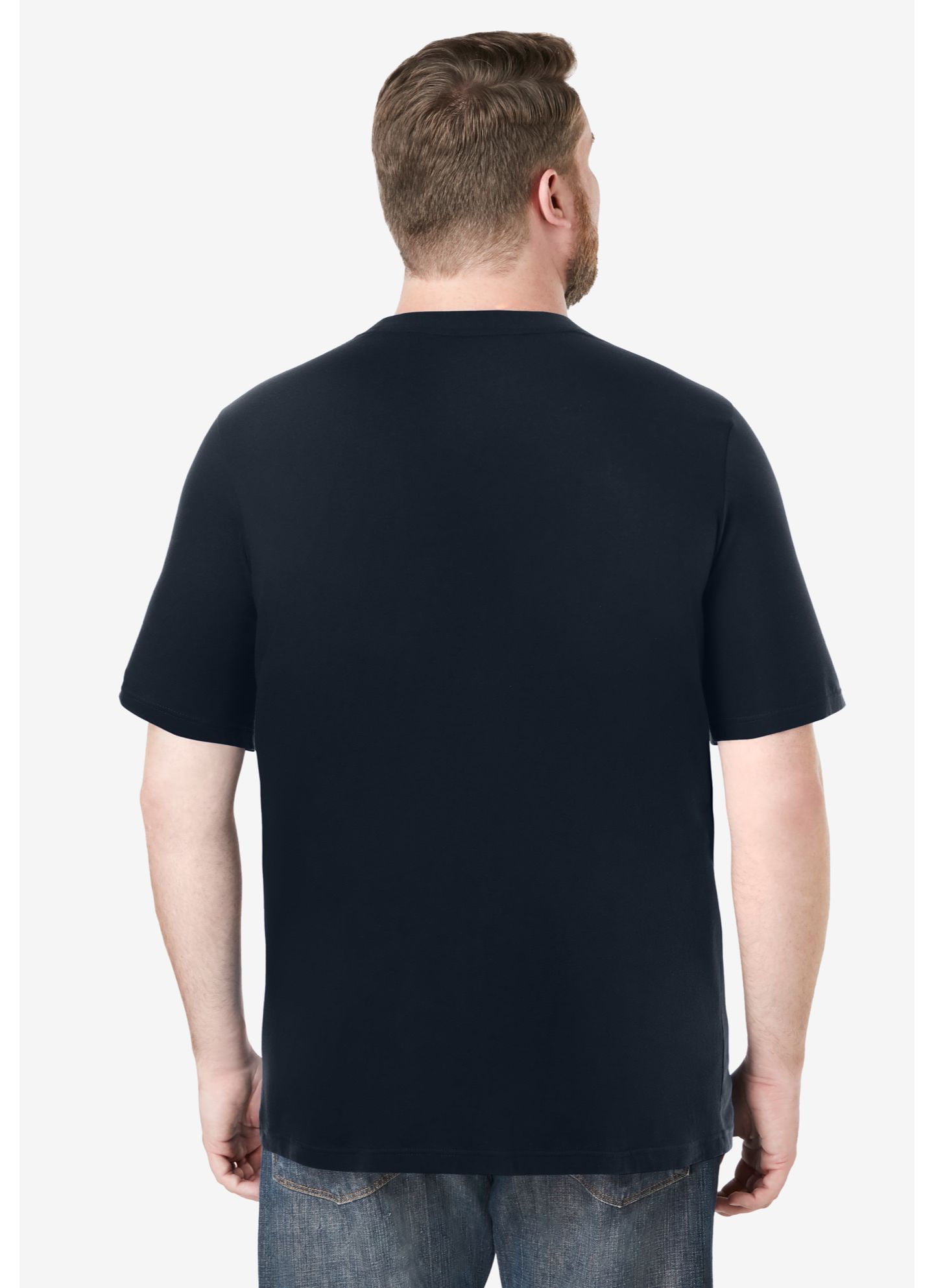 Мужская футболка Boulder Creek Heavy weight Jersey Crewneck, цвет: Чёрный — фото 2