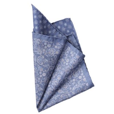 Men's Pascal - Double Sided Silk Pocket Square for Men