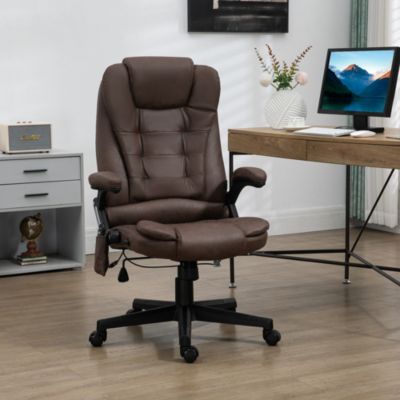 6 Point Vibrating Massage Office Chair with Lumbar Heat
