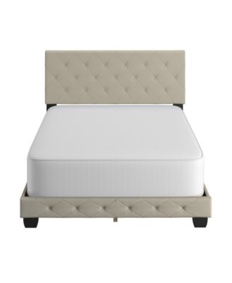 Chloe Linen Upholstered Platform Bed Frame with Adjustable Headboard - Boyd Sleep