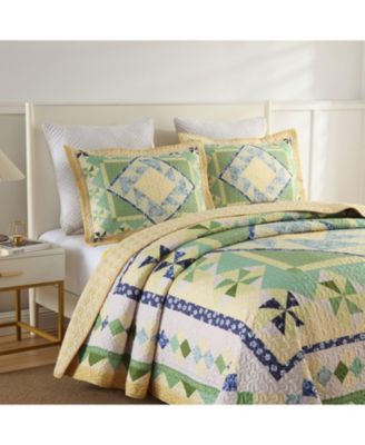 3 Pcs Summer Lightweight Quilt Bedspread Set B197 Queen