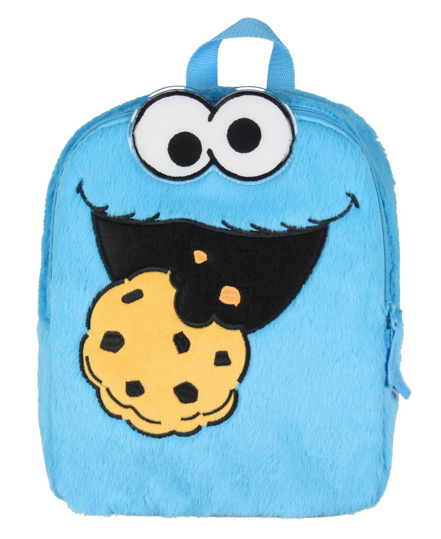 Рюкзак Sesame Street Plush Cookie Monster Smile Face 12 Inch For Daily Use — фото 1