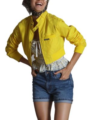 Women's Mini Cropped Racer Jacket