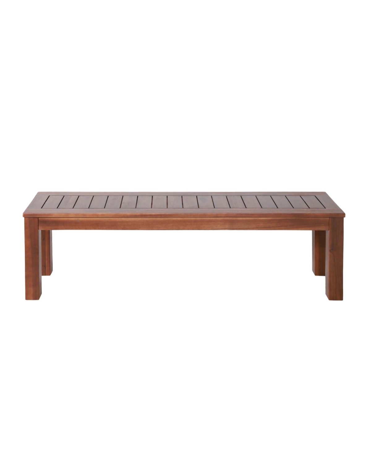 Simplie Fun Rustic Acacia Wood Picnic Benches for Outdoor Dining and Entertaining
