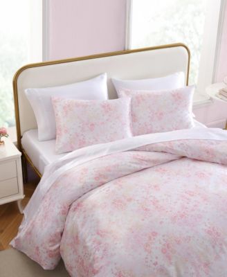 Butterfly Garden Satin 3 Piece Duvet Cover Set, King