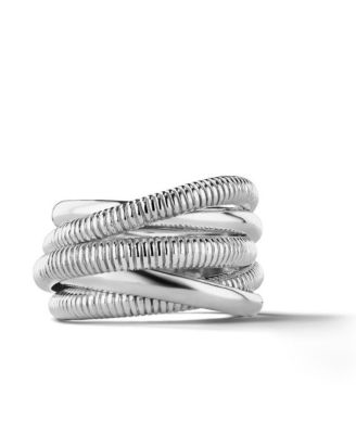 Judith Ripka Eternity Five Band Highway Ring - Macy's
