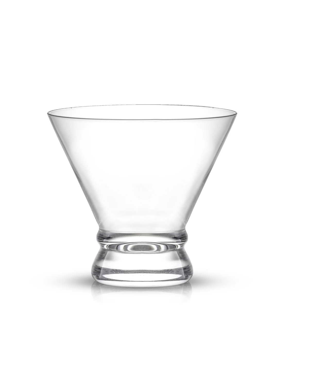 Shop Joyjolt Afina Stemless Martini Glasses In Clear