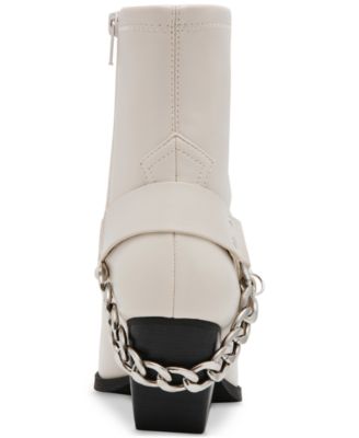 Women's Keeler Harness Moto Engineer Chain Heeled Boots