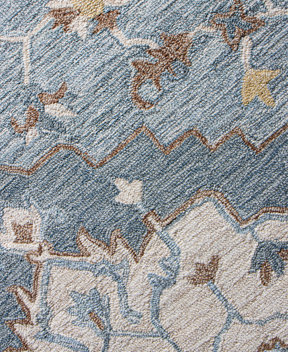 Bb Rugs Taron 2'6"x8' Runner Area Rug In Light Blue