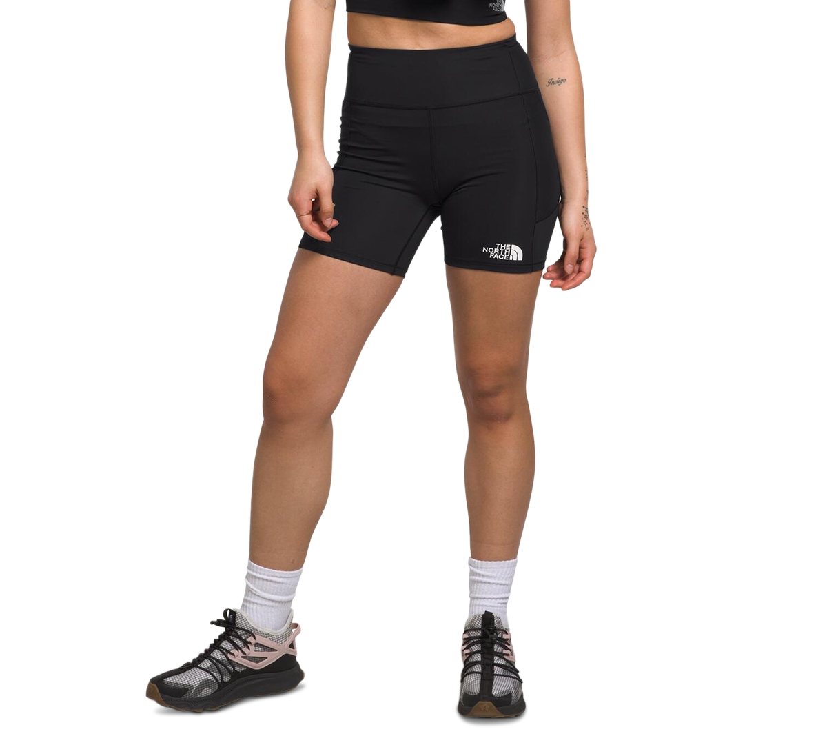 The North Face Women's Movmynt Performance Tights Shorts In Tnf Black