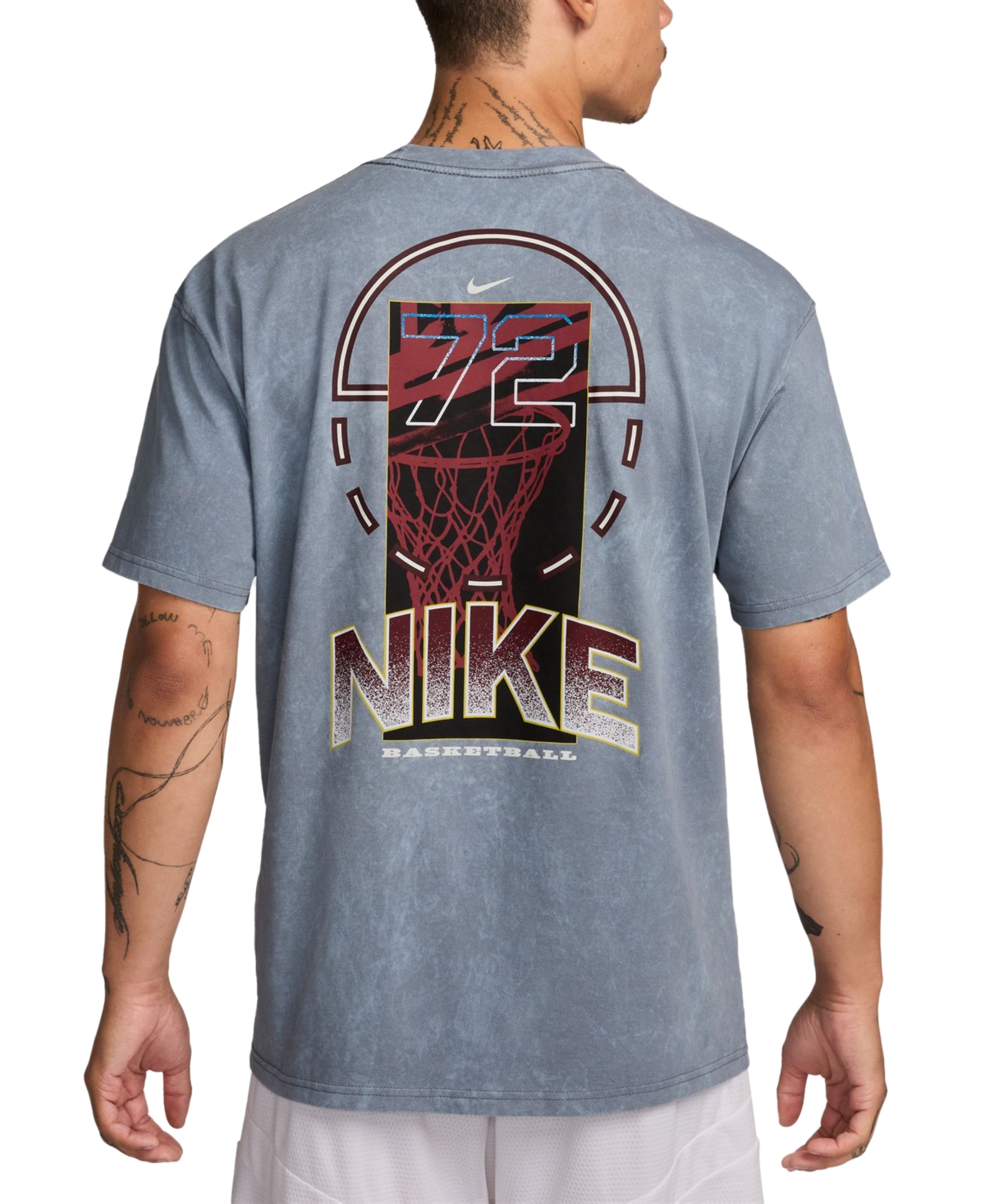 Nike Men's Max90 Basketball Short Sleeve Logo Graphic T-Shirt