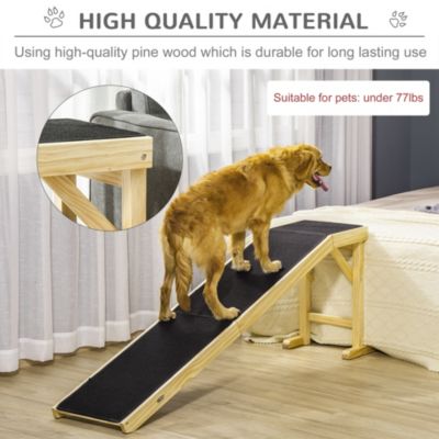 Premium Carpet Pet Ramp - Easy Access for Cats, Dogs, and Puppies