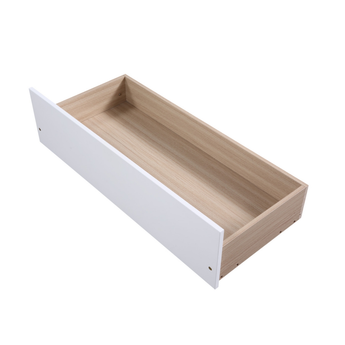 Streamdale Furniture Bed with 2 Drawers, Solid Wood, No Box Spring Needed ,