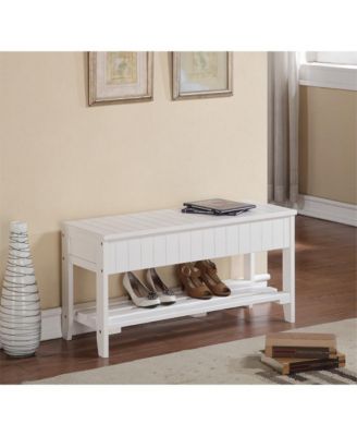 Quality Solid Wood Shoe Bench with Storage