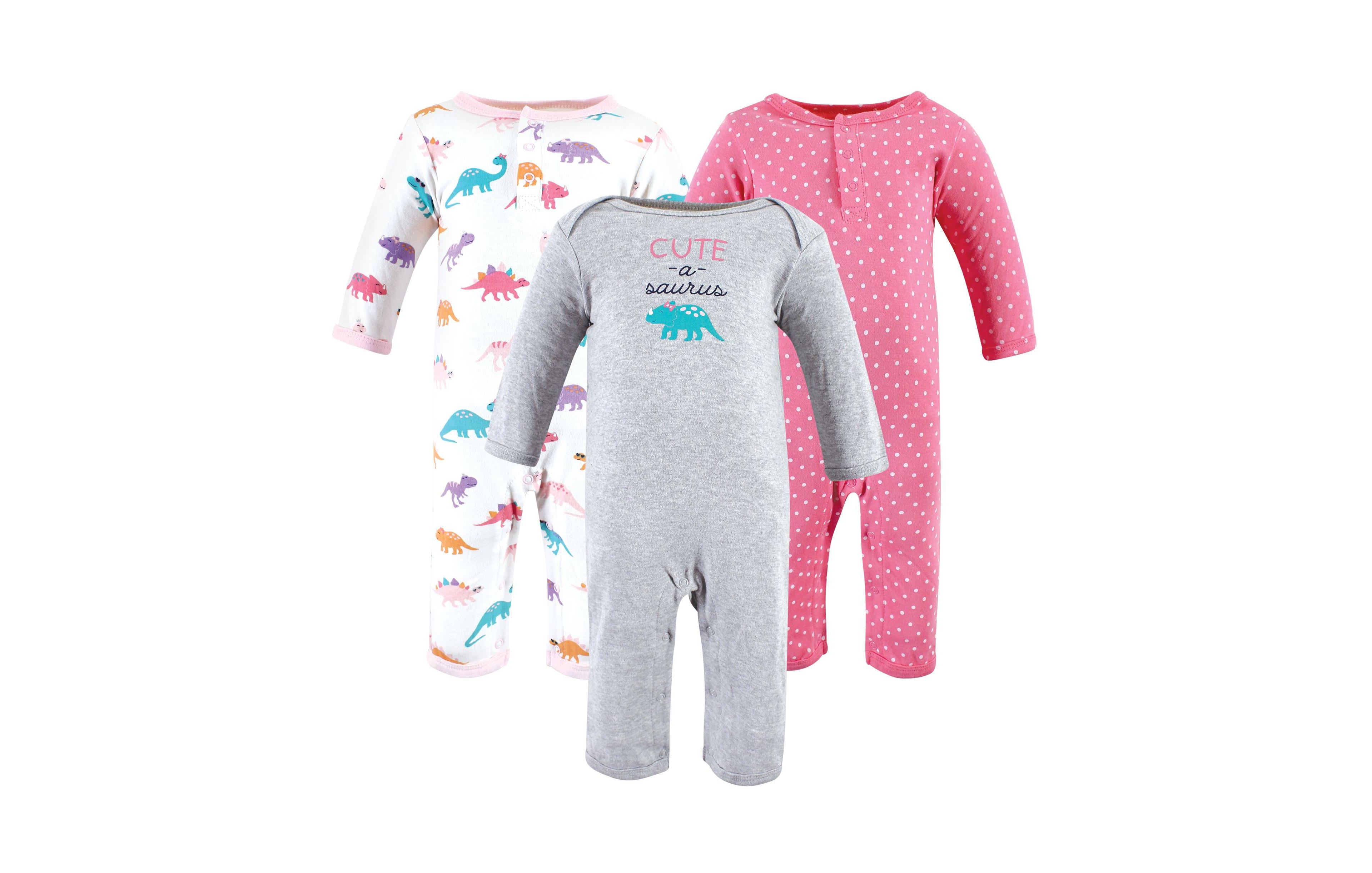 Hudson Baby Girls Cotton One-Piece for Young Ladies