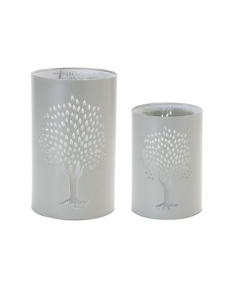 Metal Candle Holder Set - 6"H and 8"H, Stylish Home Decor Accent