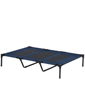 48" x 36" Elevated Breathable Dog Bed w/ Carry Bag Dark Blue