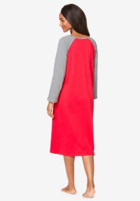 Women's Plus Size Body Baseball Sleepshirt