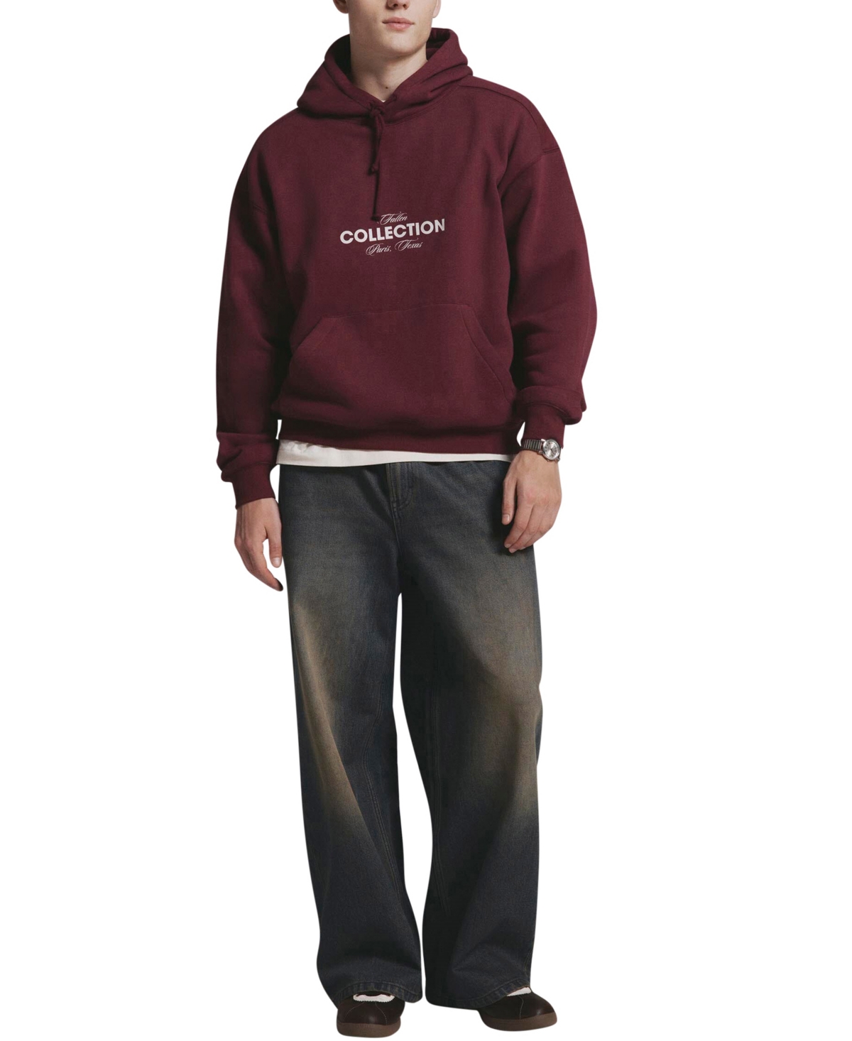 COTTON ON MEN'S BOX FIT GRAPHIC HOODIE 
