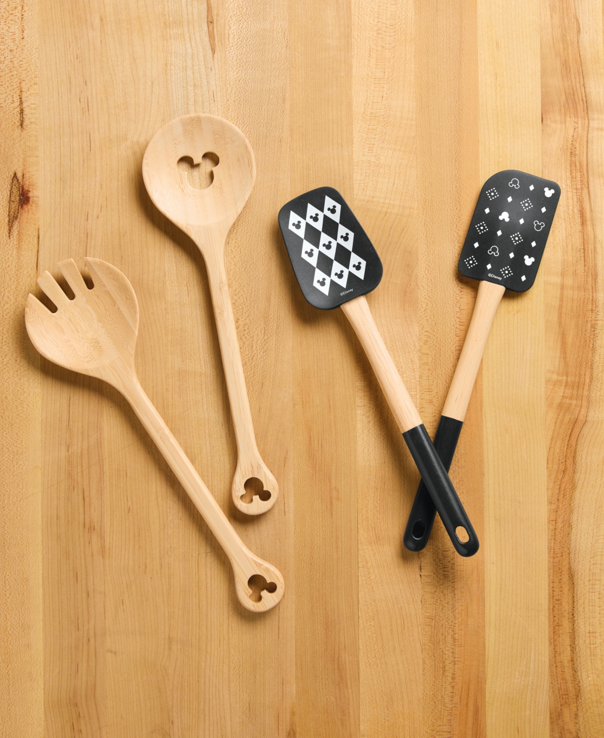 Disney Kitchen Tool Set Of 4 Piece In Brown