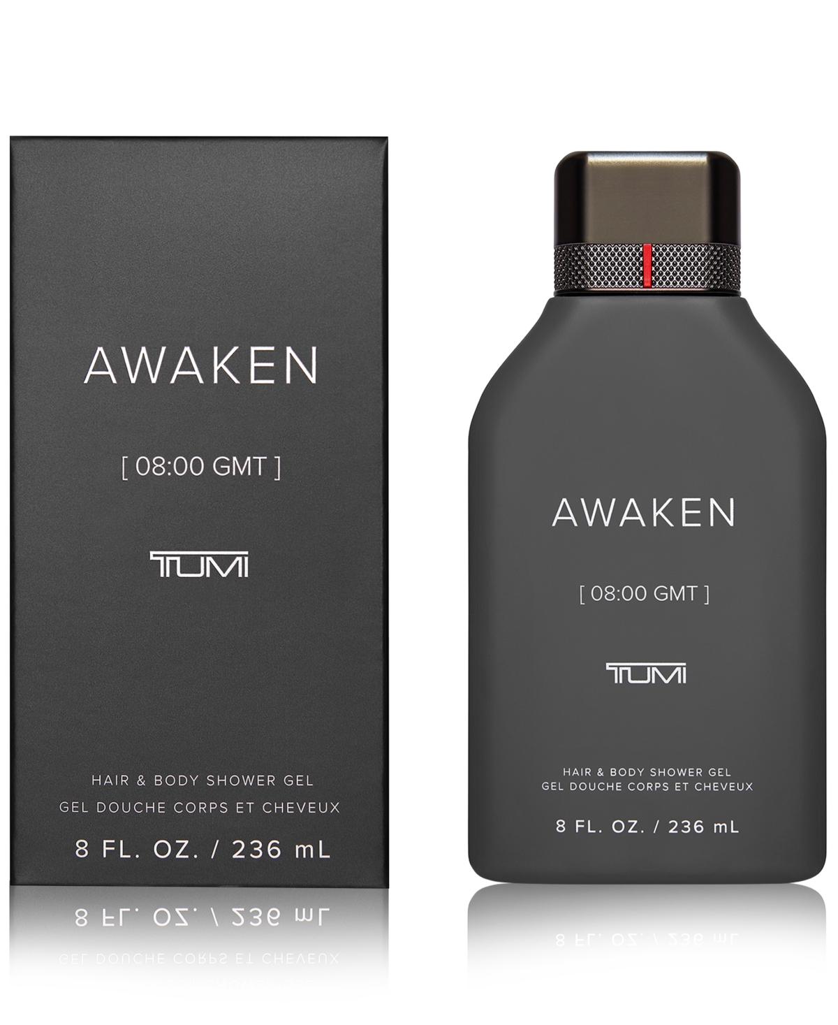 Tumi Men's Awaken [08:00 Gmt] Hair & Body Shower Gel, 8 Oz. In No Color