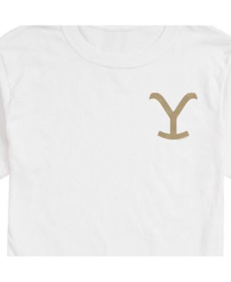Hybrid Apparel Yellowstone Logo Mens Short Sleeve Tee