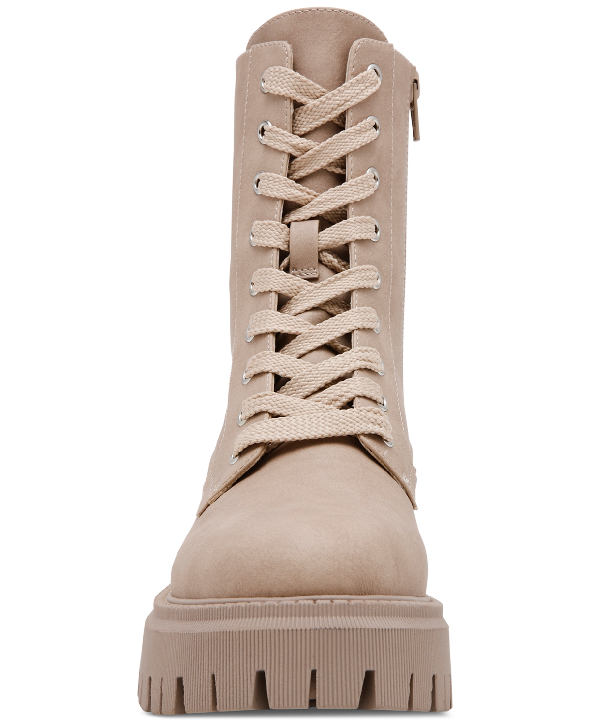 Dv Dolce Vita Women's Glisten Lug-Sole Lace-Up Combat Boots