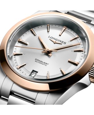 Women's Swiss Automatic Conquest Stainless Steel Bracelet Watch 34mm