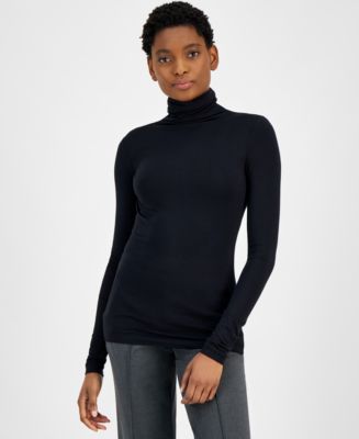 Anne Klein Women's Turtleneck Gray Size Extra Small