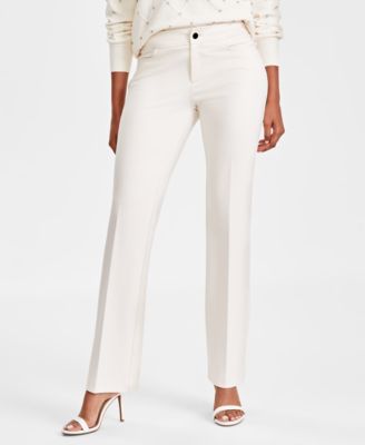 Petite Mid-Rise Bootcut Pants