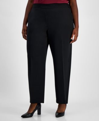 Plus Size Julia Satin Pull-On Pants