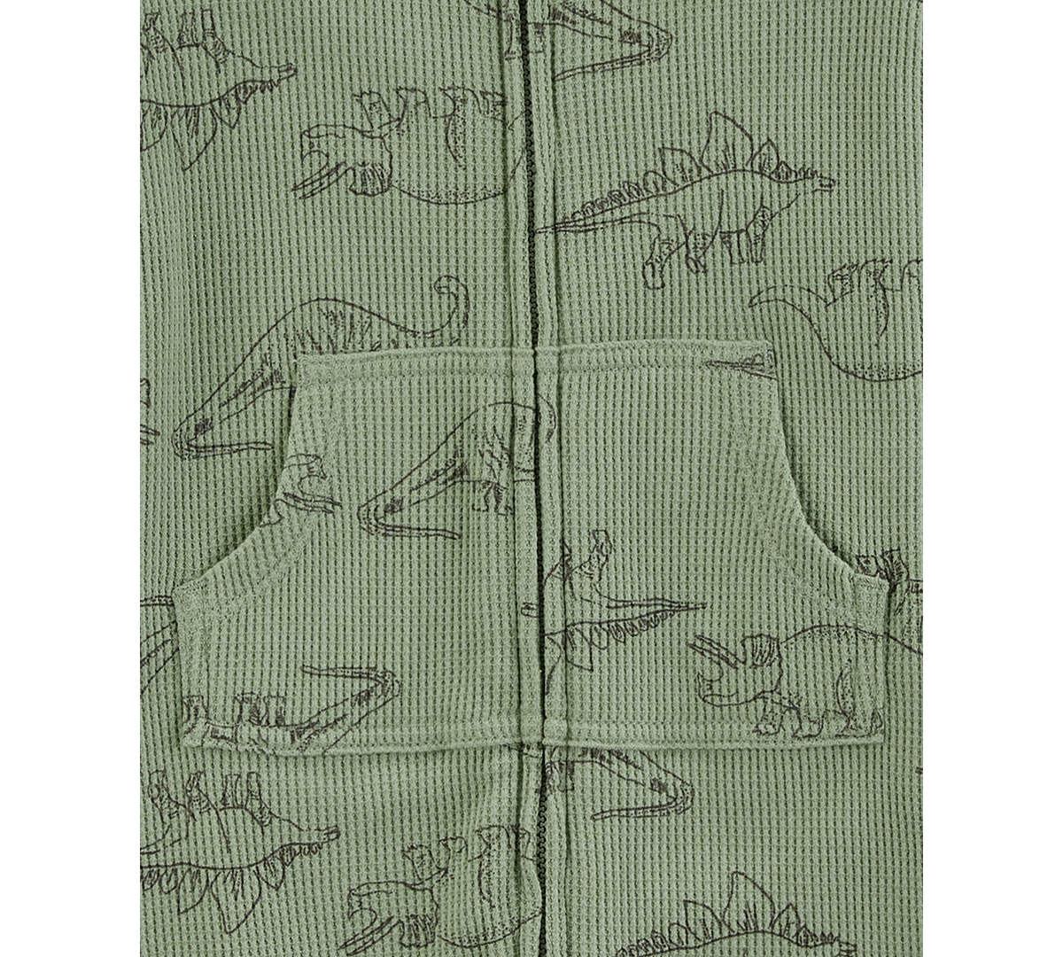 Carter's Baby Boy Dinosaur Pattern Hooded Zipper Jumpsuit