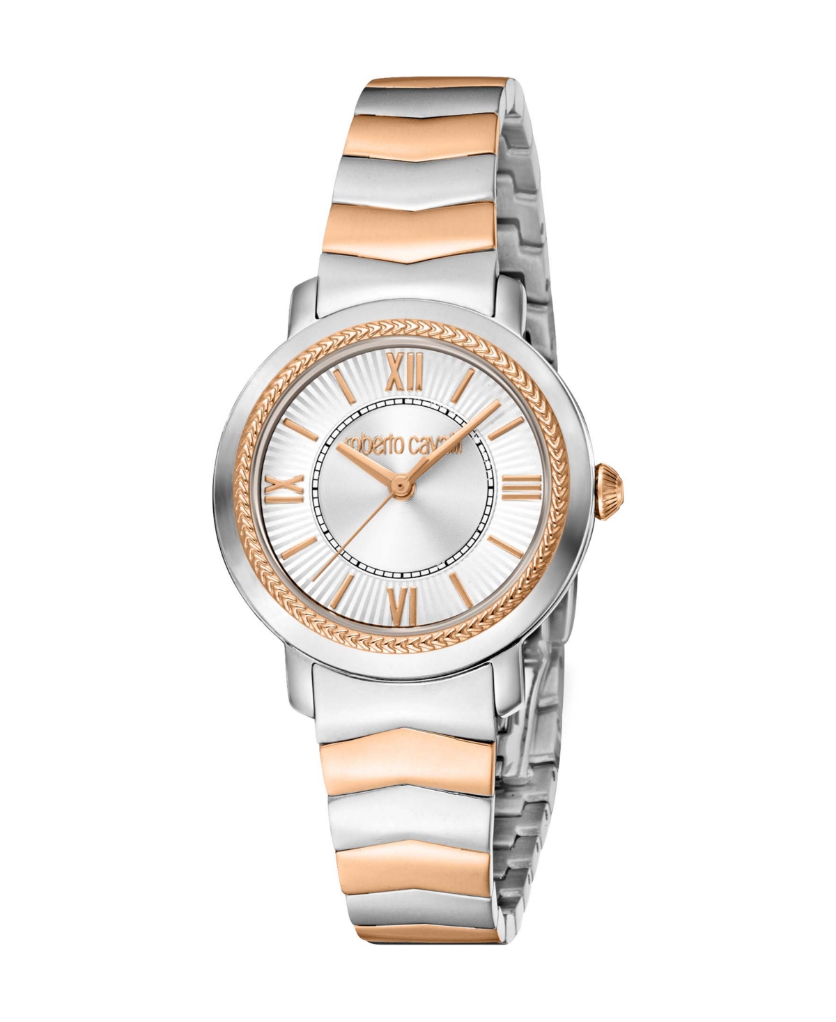 ROBERTO CAVALLI WOMEN'S QUARTZ TWO-TONE STAINLESS STEEL WATCH 30MM 