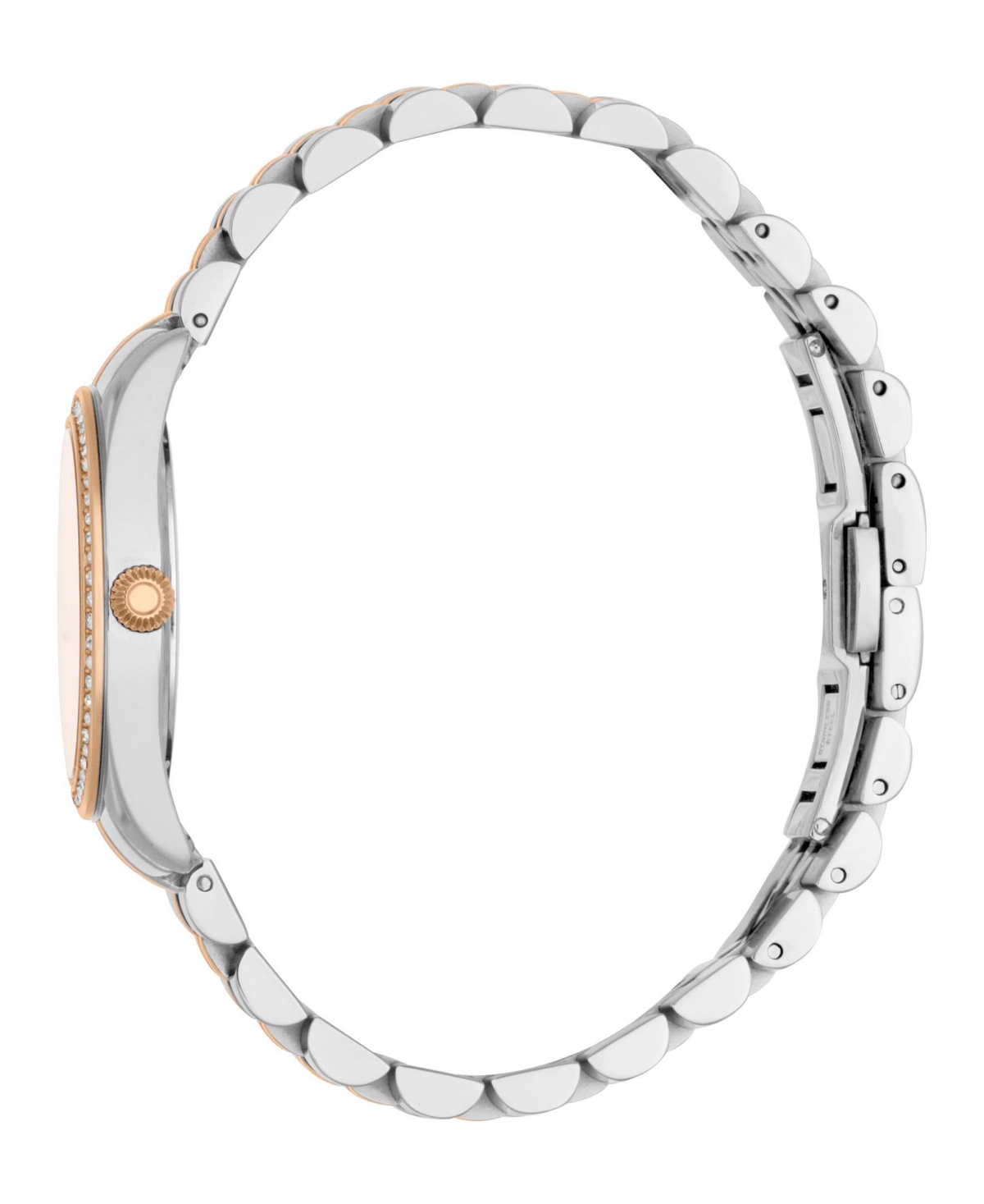 ROBERTO CAVALLI WOMEN'S QUARTZ TWO-TONE STAINLESS STEEL WATCH 31MM 