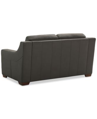 CLOSEOUT! Kovner Leather Loveseat, Created for Macy's