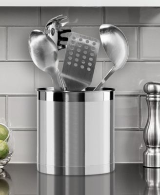 7&amp;quot; Jumbo Stainless Steel Utensil Holder