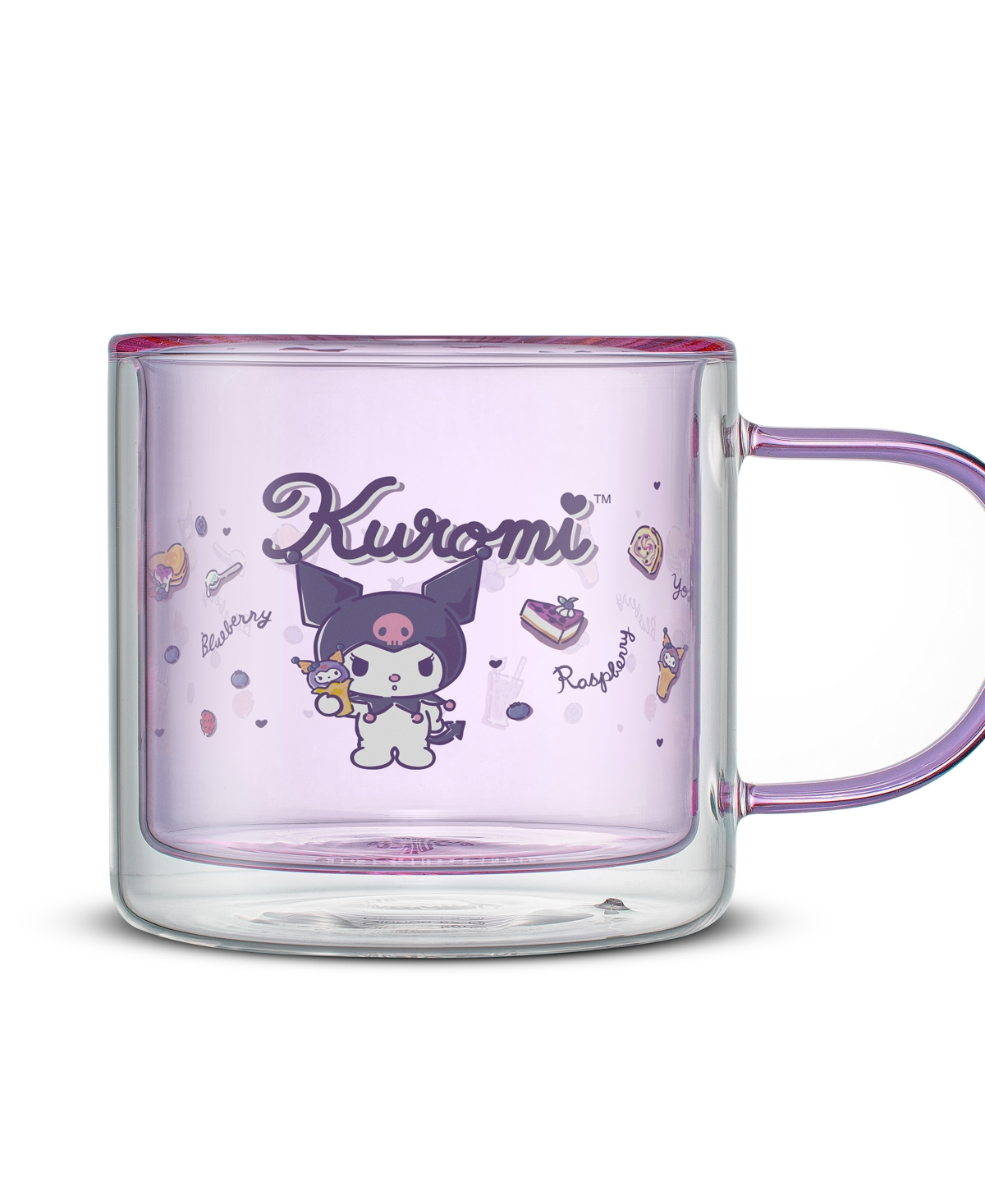 Shop Joyjolt Sanrio Kuromi Double Wall Coffee Mug In Multi