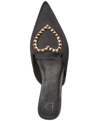 Women's Aviva Heart Mule Flats 