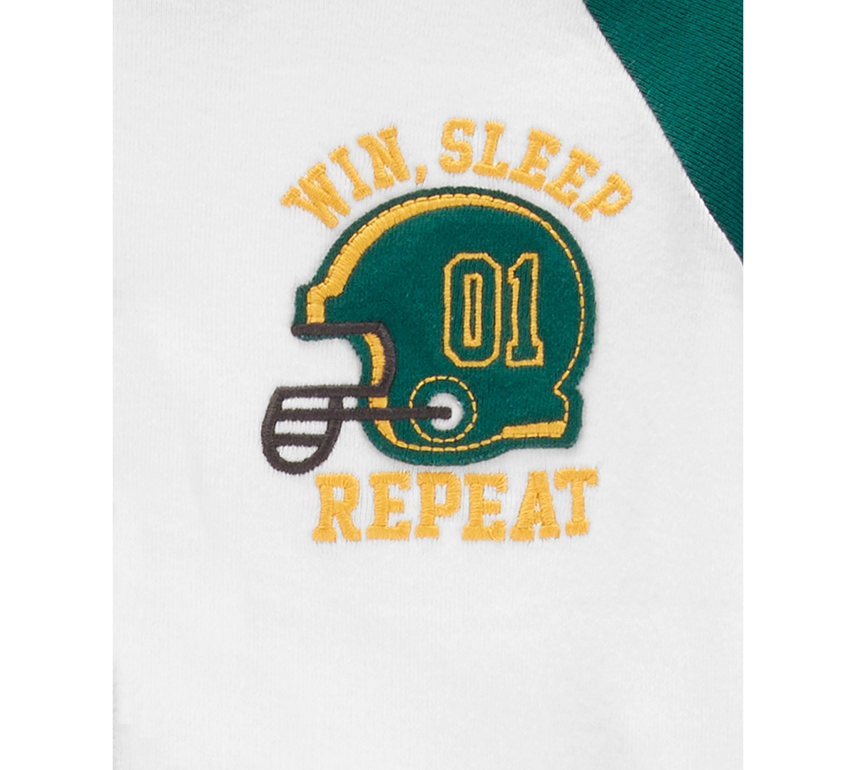 Carter's Toddler Boys Sports-print 100% Snug-fit Cotton Pajamas, 4 Piece Set In Green
