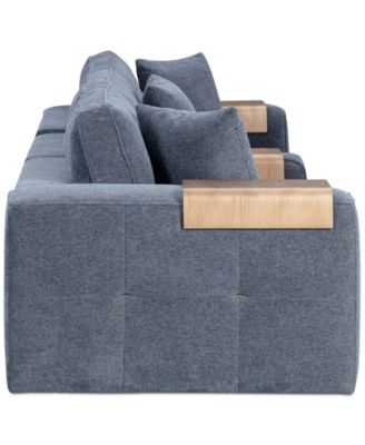Nycolle 4-Pc. Modular Fabric Sectional with Console