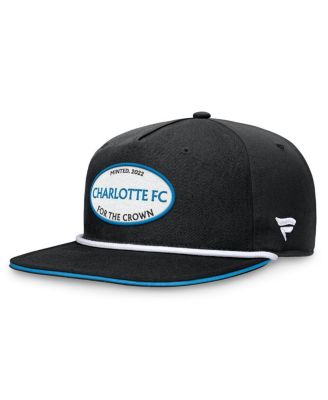 Men's Black Charlotte FC Iron Golf Snapback Hat